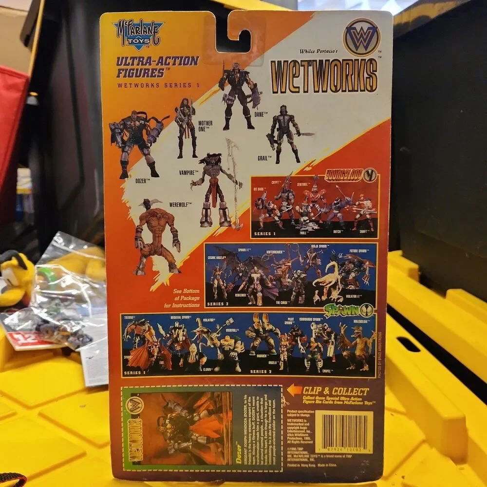 Vintage McFarlane Toys Wetworks DOZER Ultra Action Figure 1995 NEW Sealed